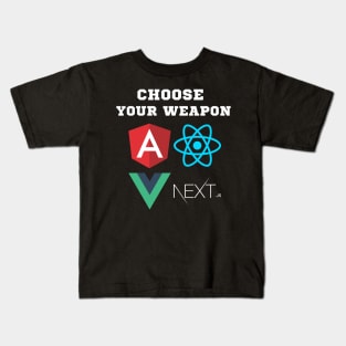 Choose your JavaScript framework Kids T-Shirt